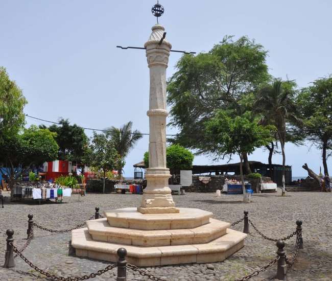 Kapverdische Hauptinsel Santiago Der Pelorinho in der Cidade Velha