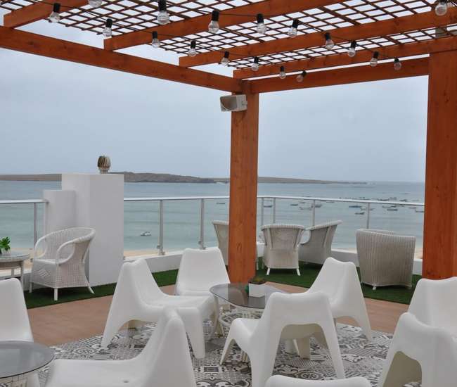 Insel Boavista Hotel Ouril Agueda: dachterrasse