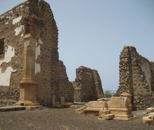 Kapverdische Insel Santiago Kathedrale Cidade Velha