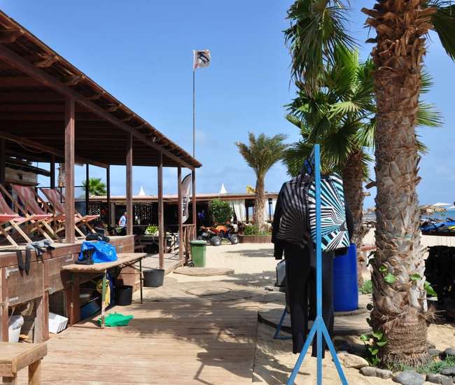 Kapverdische Insel Sal Wasserport für Einsteiger: Erholung nach dem Tauchgang