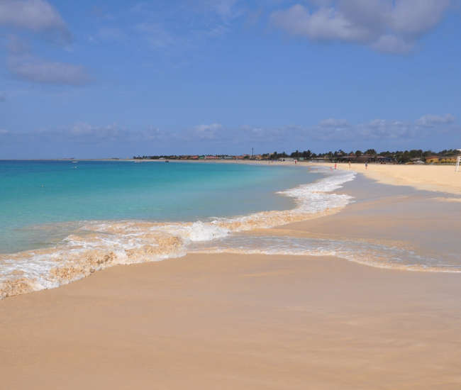 kapverdische Badeinsel Sal - Strand Sand Meer (St. Maria)