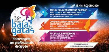 Veranstaltungsflyer Baía das Gatas-Festival 2020