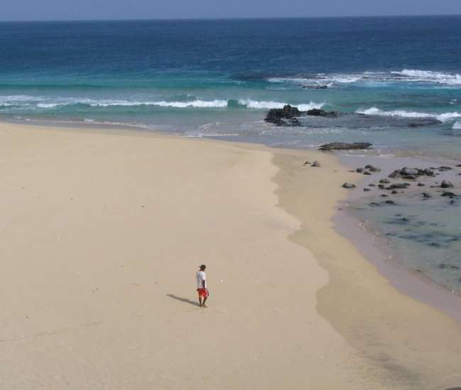 Kapverdische Insel Maio - No Streß - Am Strand von Ponta Preta