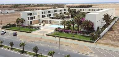 kapverdische Insel Sal : Hotel Dunas de Sal - Blick von oben