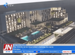 Screenshot Nachtjournal RTC von der Berichterstattung zu den geplanten neuen Fünf-Sterne-Hotels