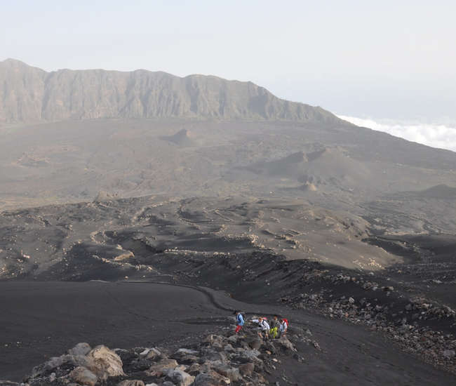 Kapverden Vukaninsel Fogo Anstieg auf den Pico