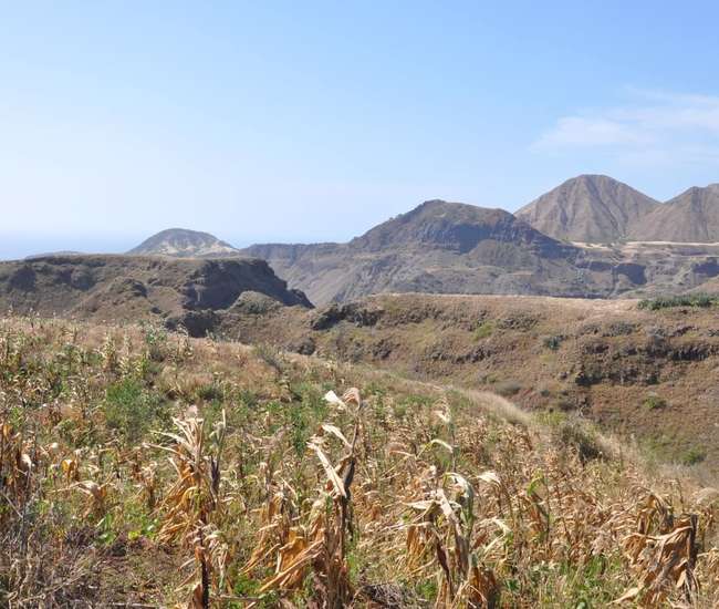 kapverdische Hauptinsel Santiago - Hochebene bei Assomada