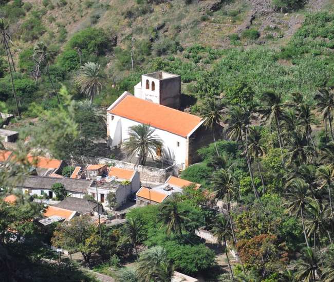 Kapverdische Insel Santiago Der renovierte Konvent von Cidade Velha