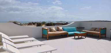 B&B Sereia Azul Boa Vista - Sonnenterrasse