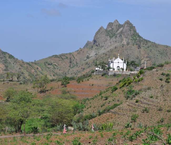 Kapverdische Insel Santiago - Kirche von Santa Catharina- Assomada