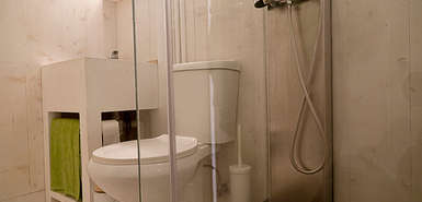 São Vicente: Aquiles Eco Hotel - Badezimmer