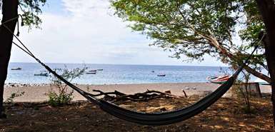 Santo Antão: Hängematte am Meer - Bungalows Mar Tranquilidade