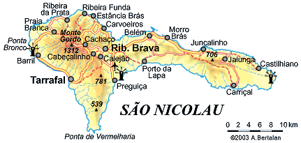 Details zur Wanderinsel São Nicolau